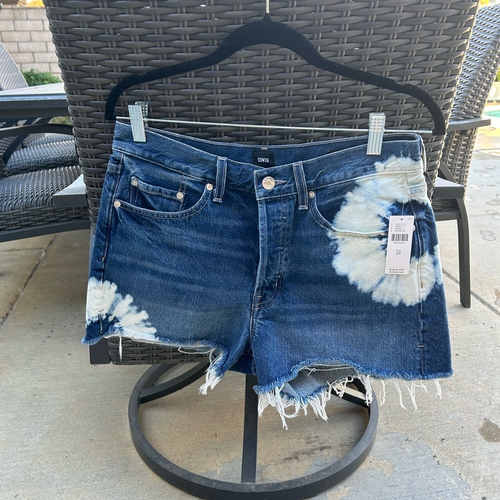Anthropologie Jean shorts Edwin cutoffs, size 29, NWT, Boho